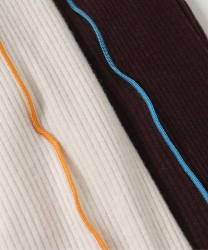 保暖荷葉邊喇叭打底褲 10分長度