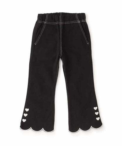 荷葉邊喇叭長褲 10分長度