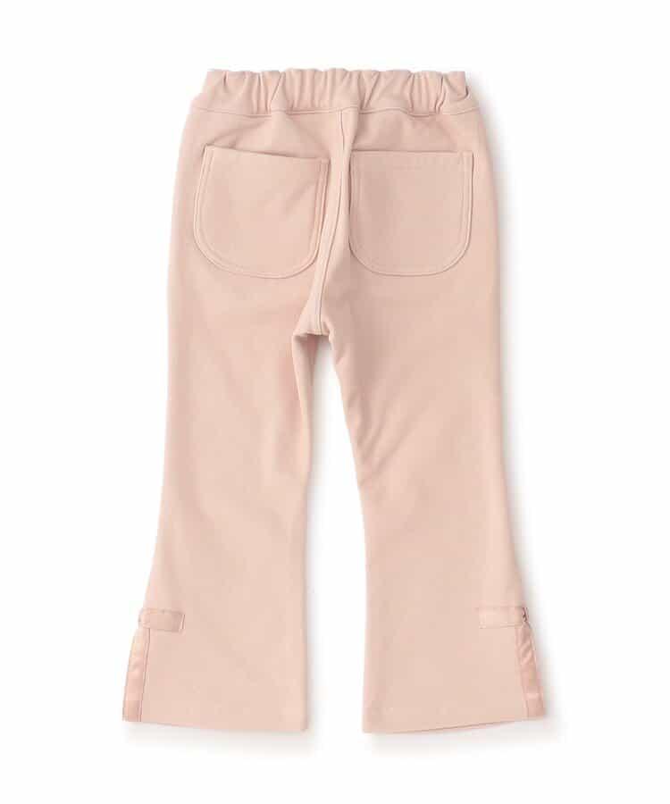 側邊蝴蝶結加絨喇叭褲 九分褲