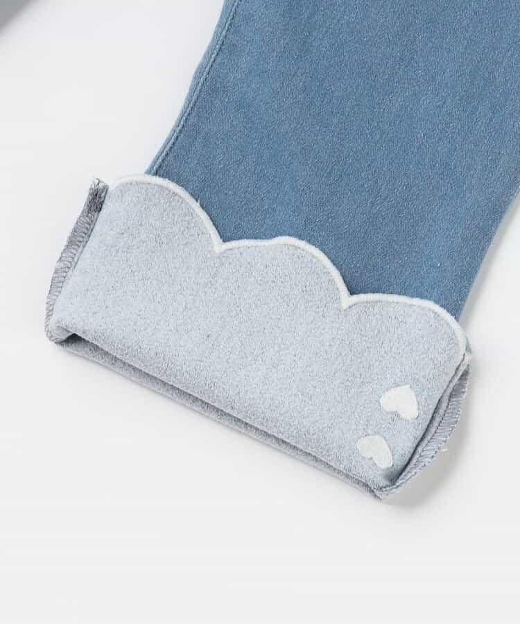 荷葉邊喇叭長褲 10分長度