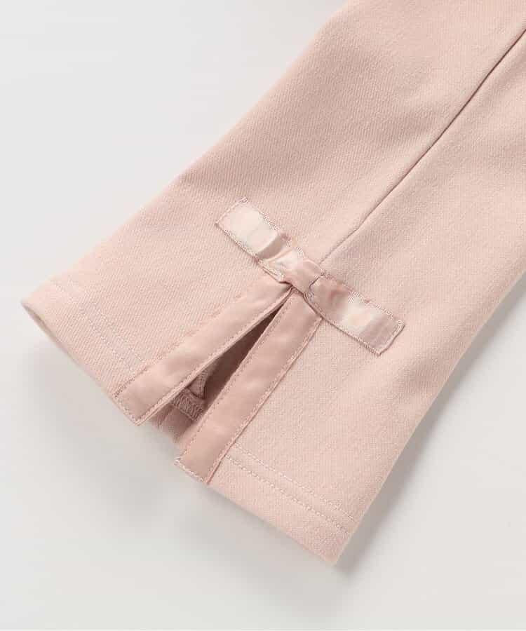 側邊蝴蝶結加絨喇叭褲 九分褲