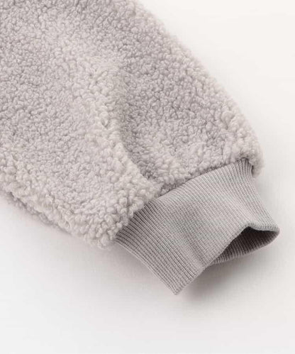 帶網紗刺繡絨面衛衣