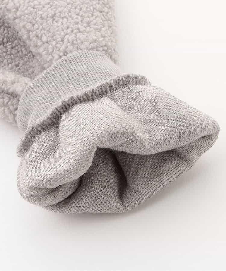 帶網紗刺繡絨面衛衣