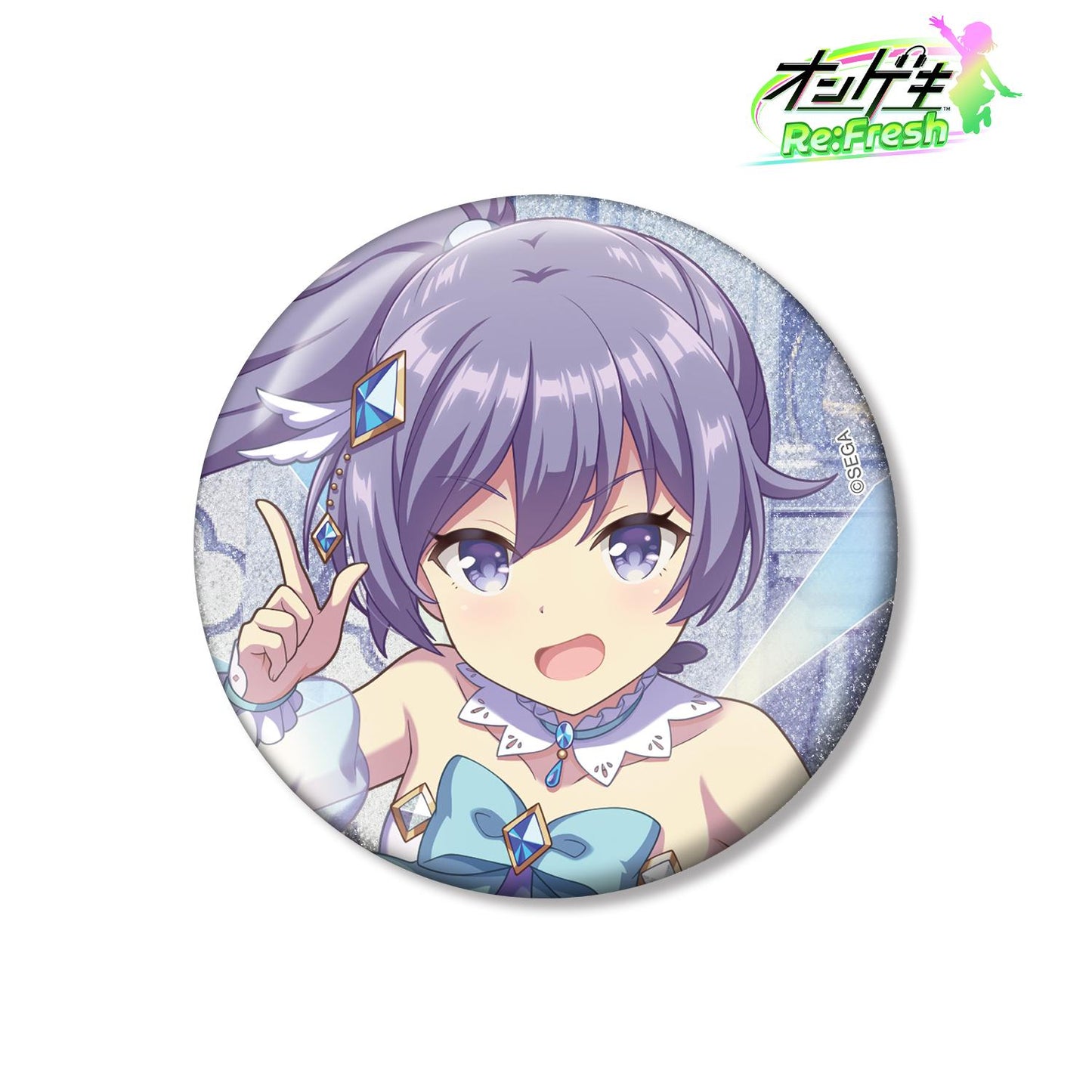 オンゲキ Re:Fresh_高瀬 梨緒 4th視覺 閃粉75mm徽章