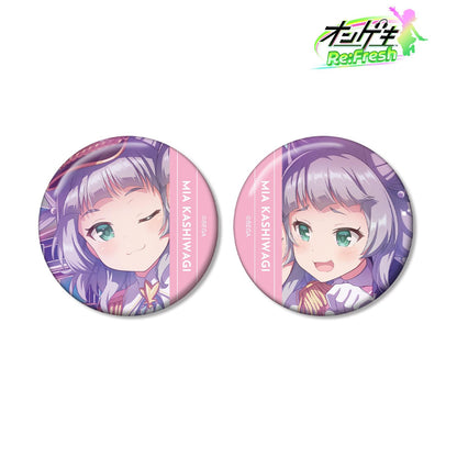 オンゲキ Re:Fresh_柏木 美亜 缶バッジ2個セット 翻譯結果： 音擊 Re:Fresh 柏木美亞 徽章2枚套裝