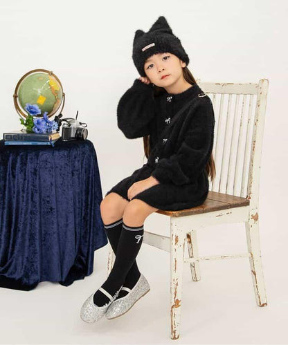 單點裝飾高筒襪