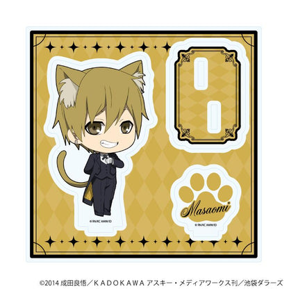 《無頭騎士異聞錄》×2_亞克力立牌03/紀田正臣 貓耳執事ver.(Q版插畫)