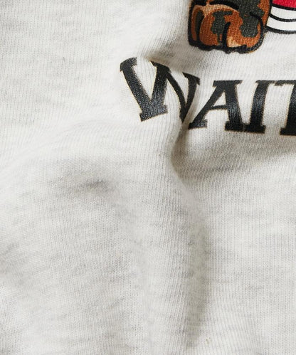 寬鬆版型 雙面印花 圓領衛衣 / THREE CATS