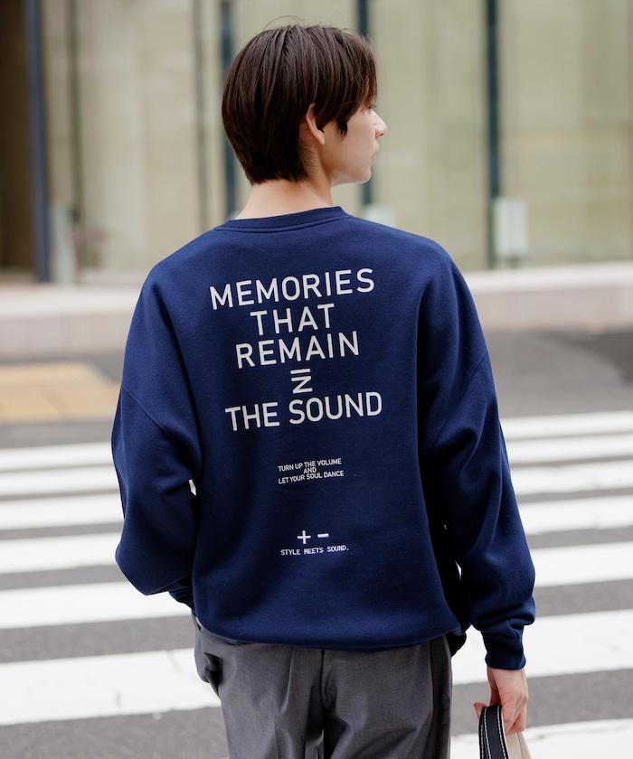 寬鬆版型 單點刺繡 後背印花 下襬抽繩 圓領衛衣