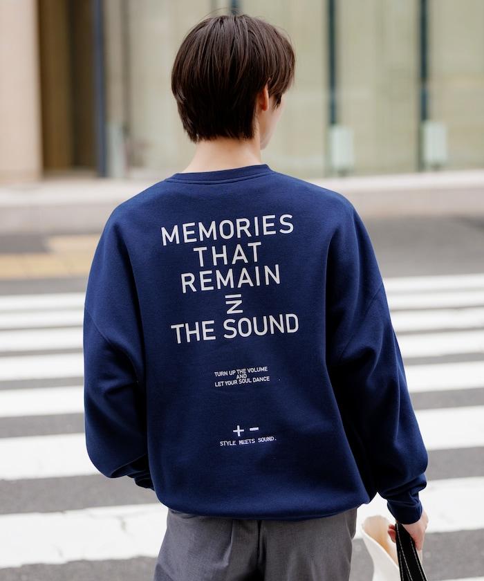 寬鬆版型 單點刺繡 後背印花 下襬抽繩 圓領衛衣