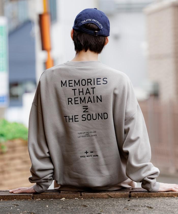 寬鬆版型 單點刺繡 後背印花 下襬抽繩 圓領衛衣