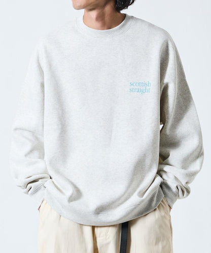 寬鬆版型背面印花圓領衛衣 / Look Back CAT