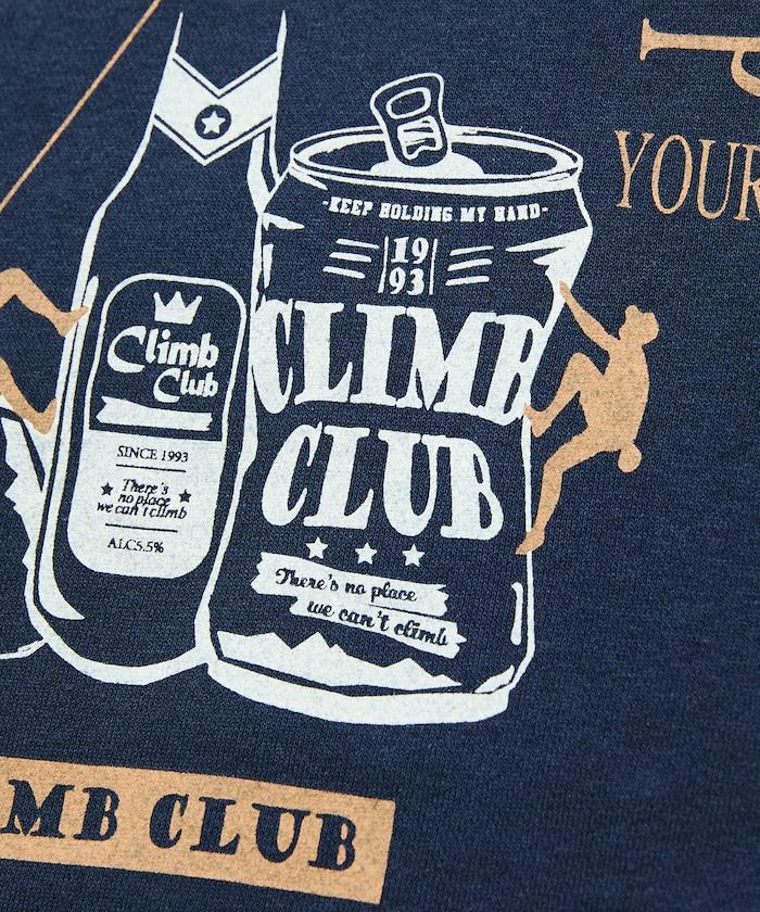 寬鬆版型背部印花圓領衛衣