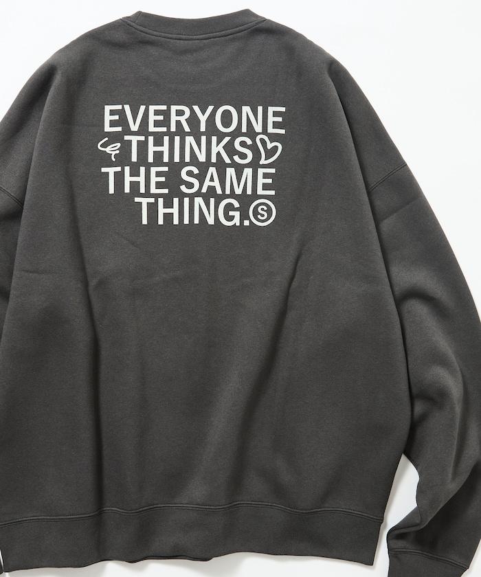 寬鬆版型背部印花圓領衛衣 / STILL WED