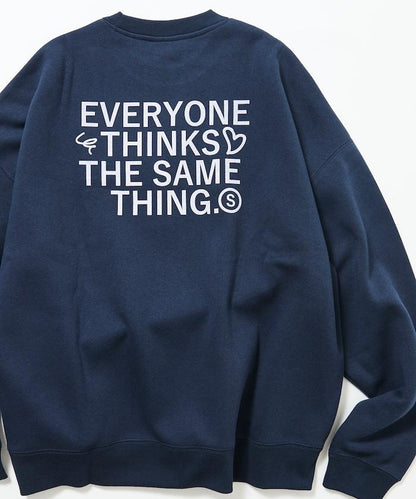 寬鬆版型背部印花圓領衛衣 / STILL WED