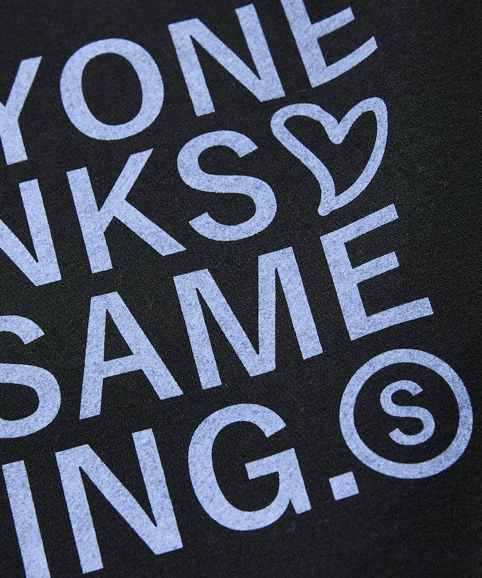 寬鬆版型背部印花圓領衛衣 / STILL WED