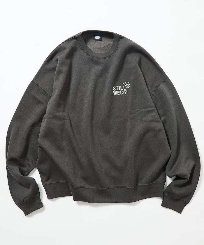 寬鬆版型背部印花圓領衛衣 / STILL WED