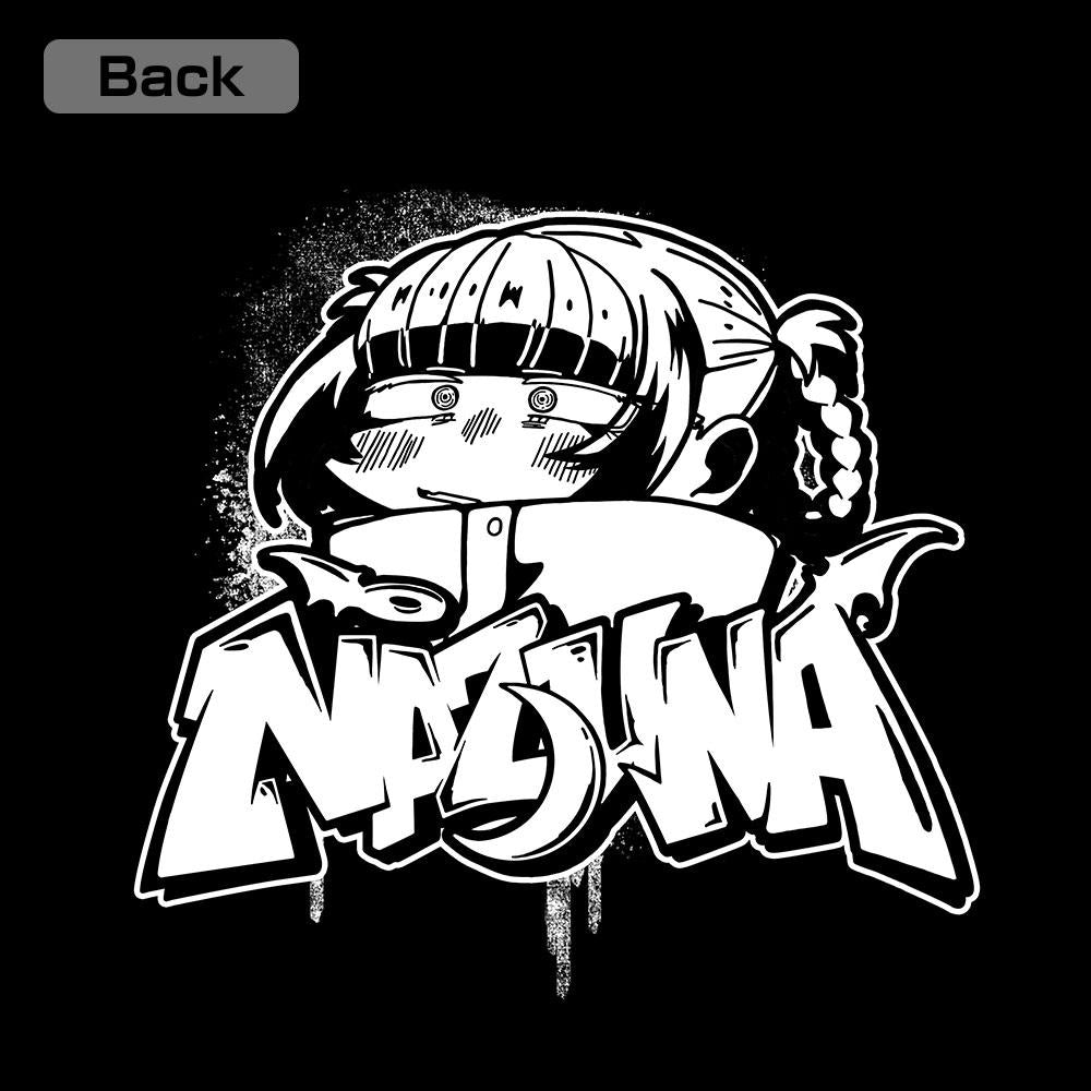 《徹夜之歌》 第二季 M碼 納茲娜 塗鴉藝術拉鍊衛衣/黑色