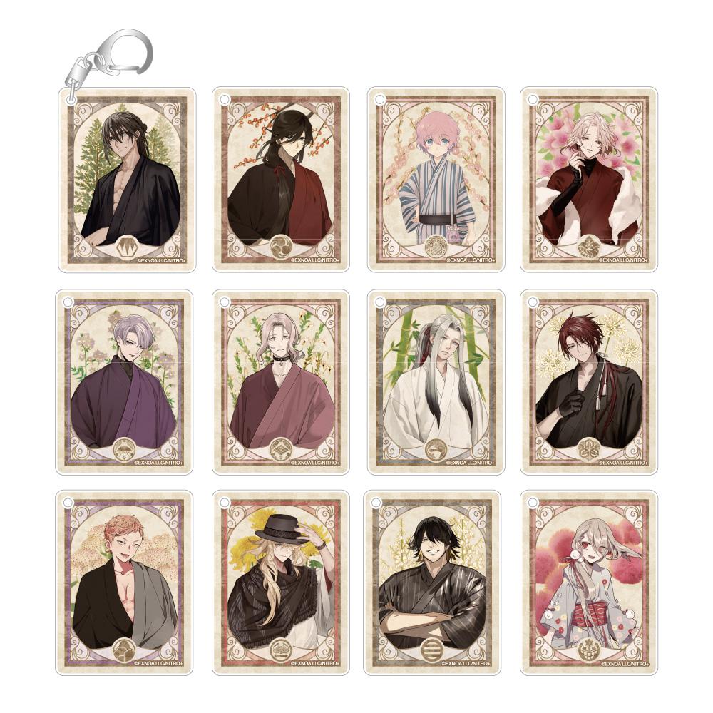 刀劍亂舞ONLINE 亞克力鑰匙扣收藏盲盒【全套BOX／12包入】