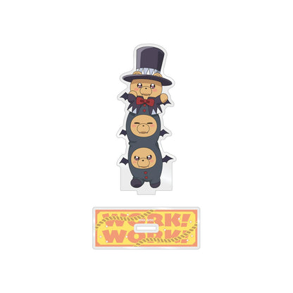 《在魔王城說晚安》 魔王城でわ～く！わ～く！ 小型圖騰柱惡魔熊 亞克力立牌