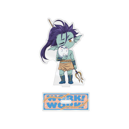 《在魔王城說晚安》_魔王城工作！工作！小波塞冬亞克力立牌
