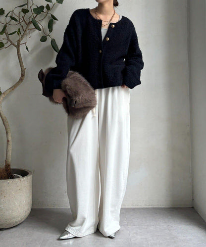 圈圈紗針織夾克