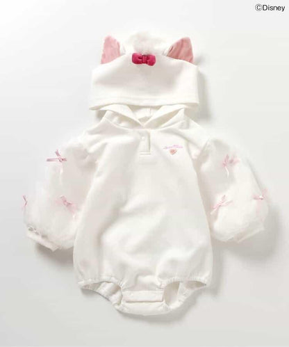 迪士尼 瑪麗貓蝴蝶結連體衣