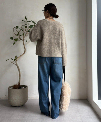 圈圈紗針織夾克