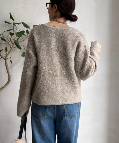 圈圈紗針織夾克