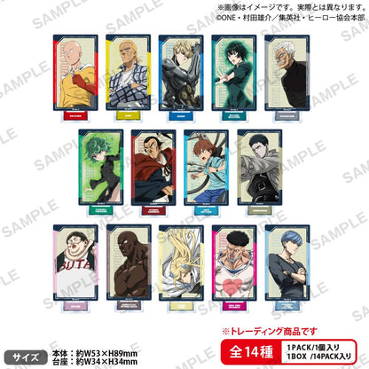 《一拳超人》交易方形亞克力立牌【全套BOX／14個裝】