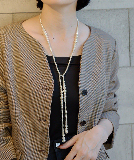 漸變珍珠磁性項鍊