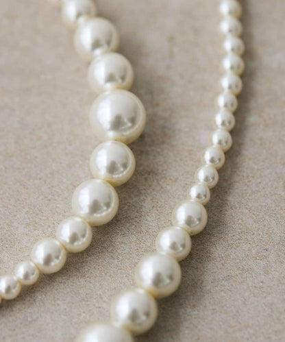 漸變珍珠磁性項鍊