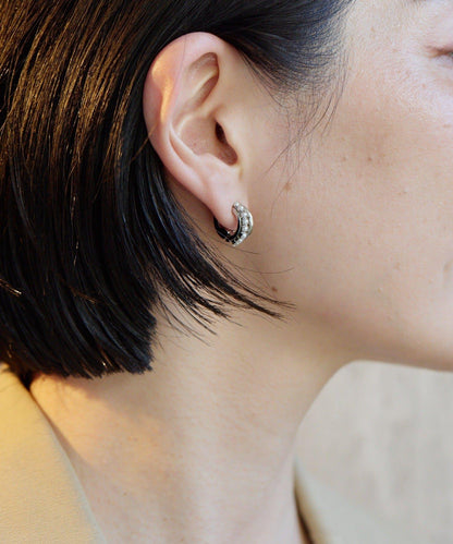 珍珠雙層線條耳夾/耳骨夾