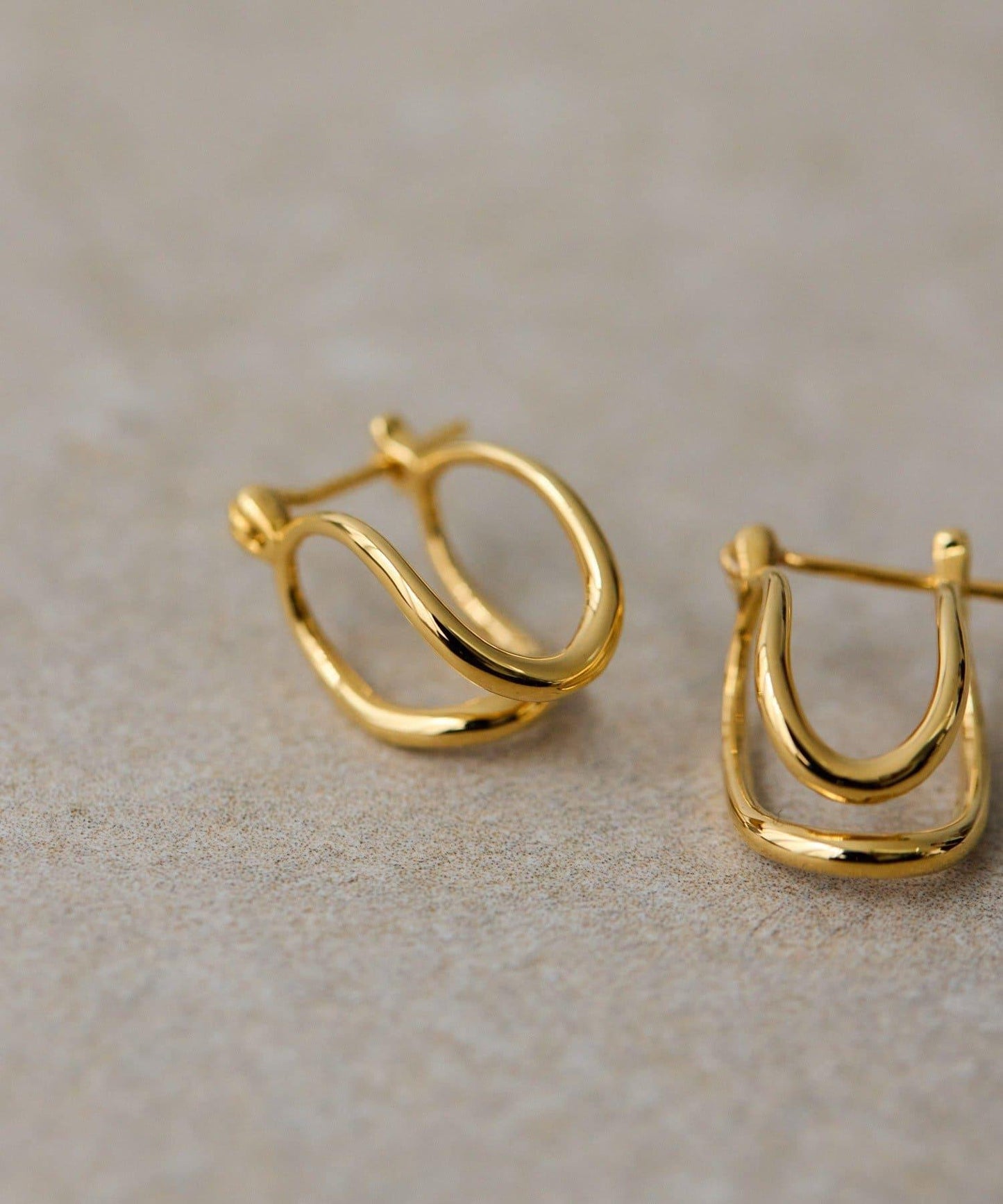 許願骨圓環耳環