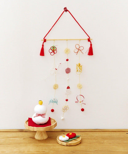 ちりめんの鏡餅/正月のお飾り