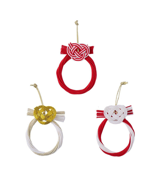 しめ縄水引飾り3個セット/正月のお飾り