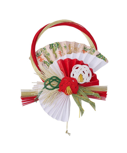 扇の水引しめ縄/正月のお飾り