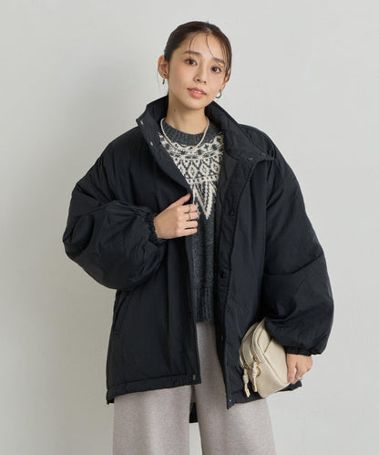 可多種搭配穿著的可雙面穿立領羽絨外套