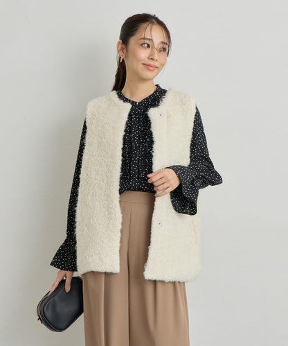 《主役級單品》羊毛感針織背心