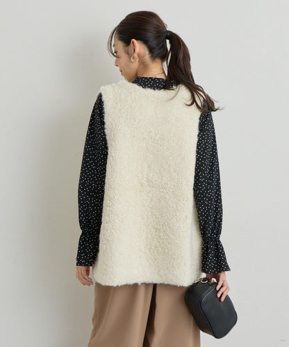 《主役級單品》羊毛感針織背心