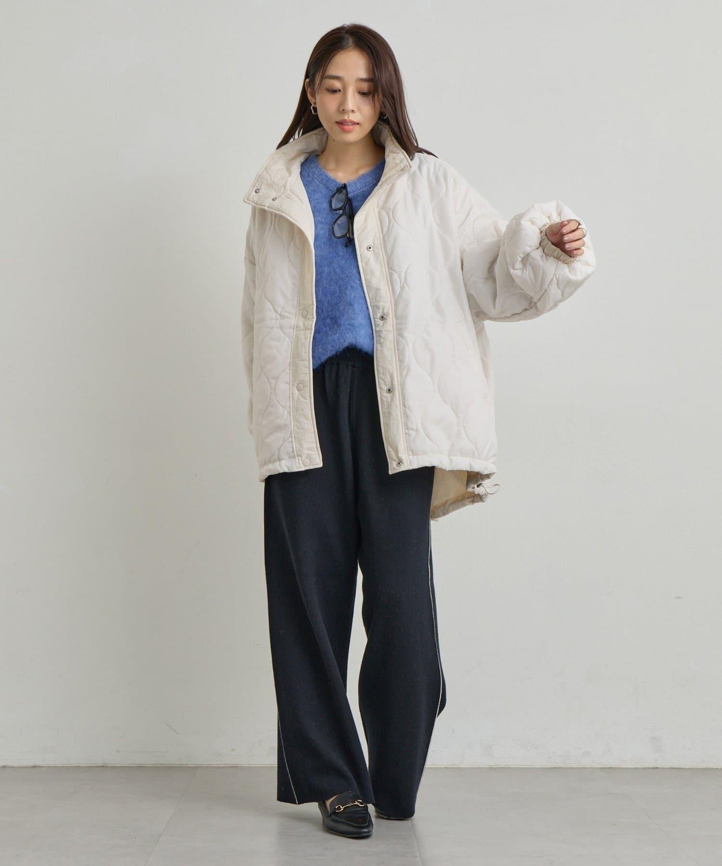 可多種搭配穿著的可雙面穿立領羽絨外套