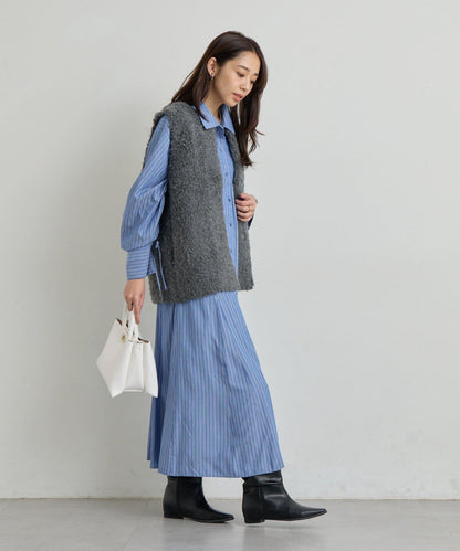 《主役級單品》羊毛感針織背心