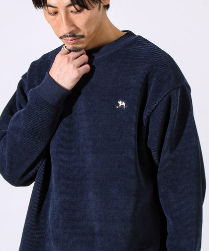 【經典法蘭絨系列】絨面粘合套頭衫