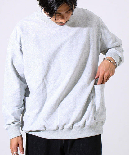 【細節彰顯不同】後背縫線側袋衛衣