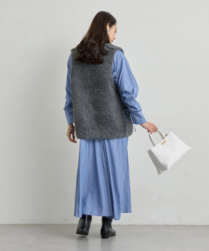 《主役級單品》羊毛感針織背心