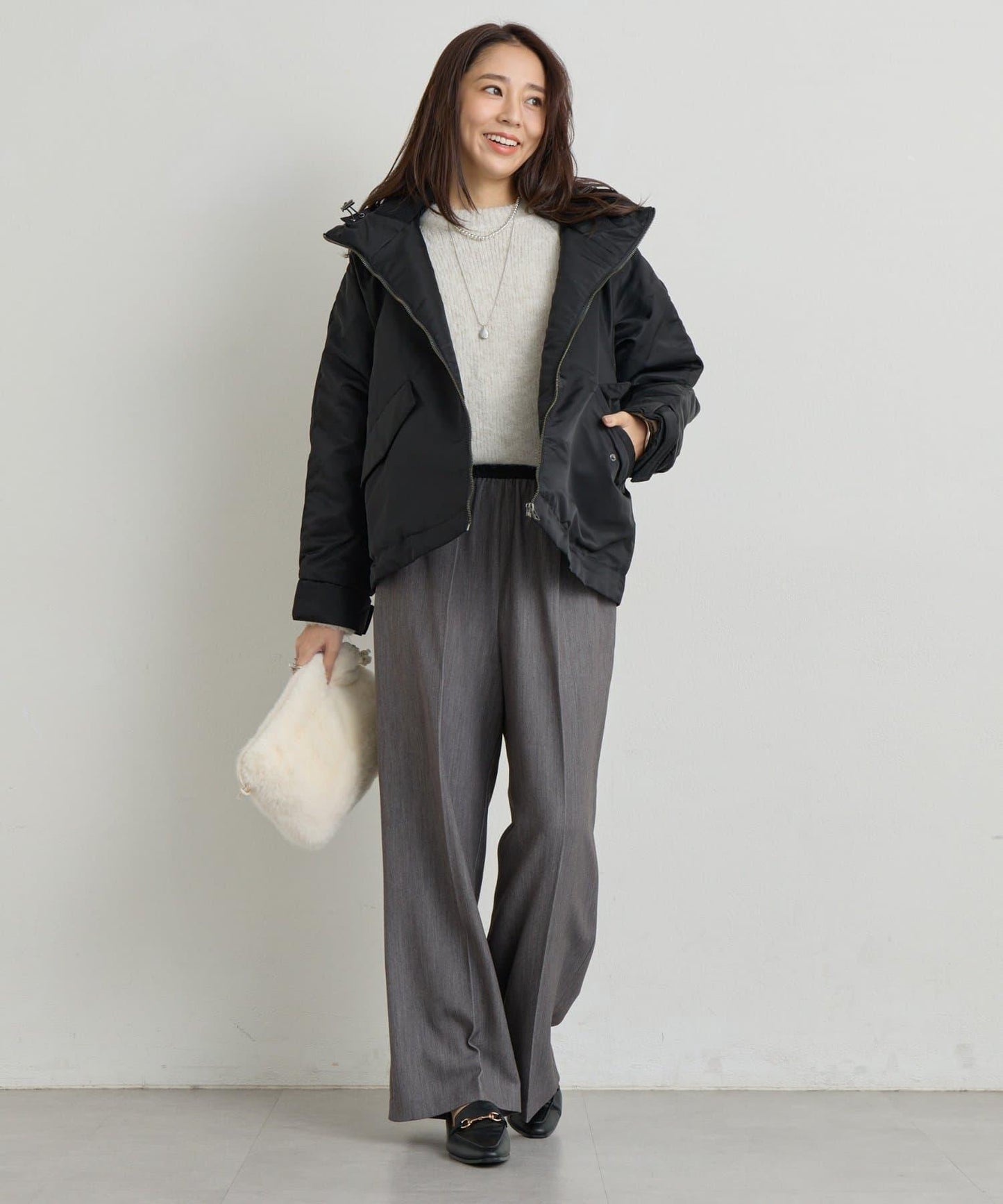 大人休閒風尼龍中棉連帽MA-1夾克