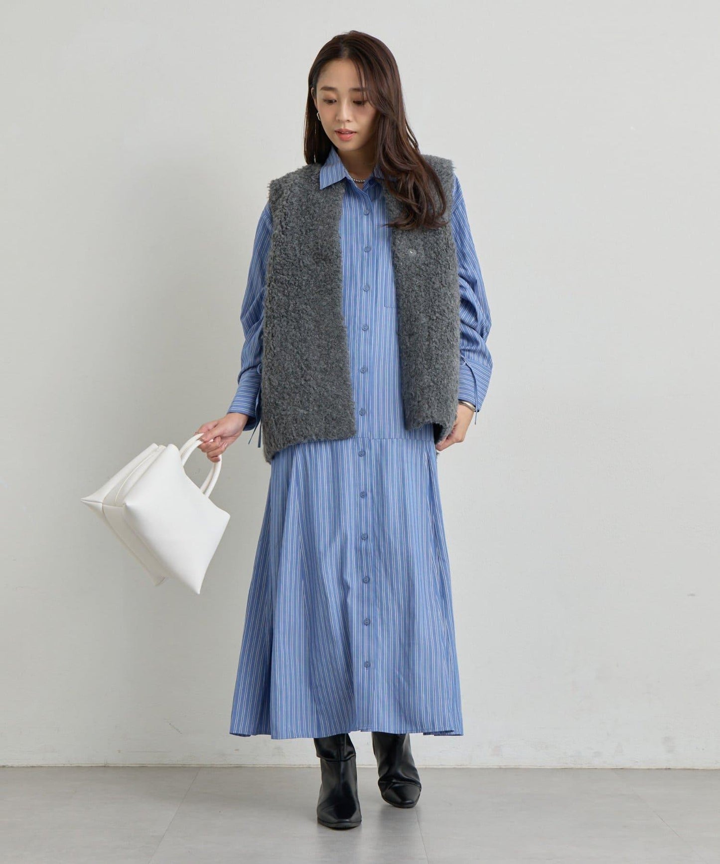 《主役級單品》羊毛感針織背心