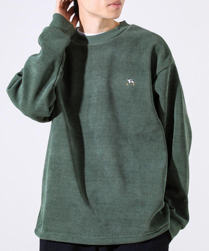 【經典法蘭絨系列】絨面粘合套頭衫