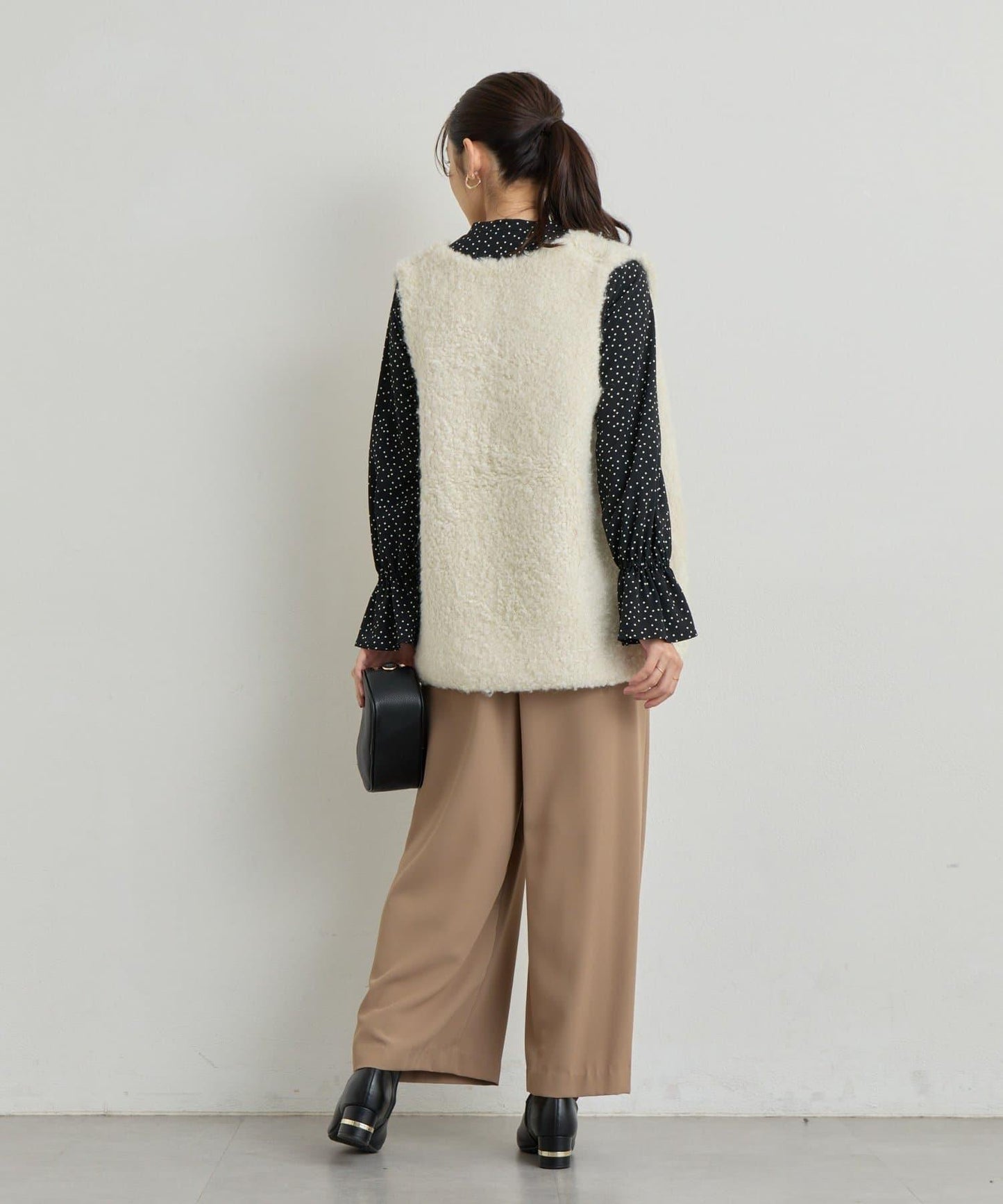 《主役級單品》羊毛感針織背心