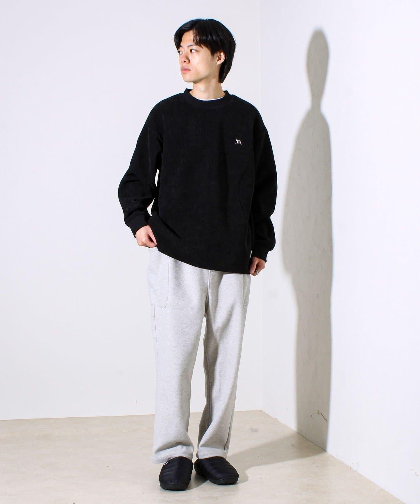 【經典法蘭絨系列】絨面粘合套頭衫